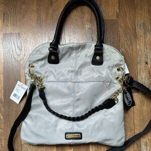 NWT* Steve Madden Grey Satchel with side zipper detail